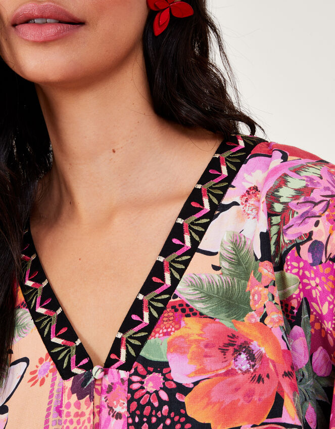 Anastasia Kimono Dress, Pink (PINK), large