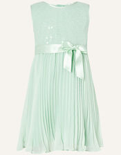 Baby Keita Sequin Dress, Green (MINT), large