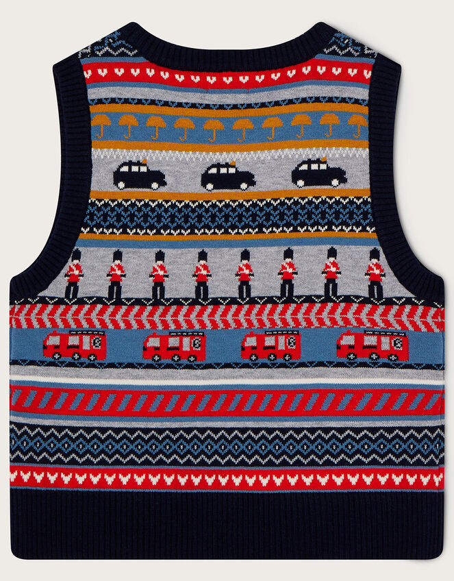 London Transport Knitted Vest, Multi (MULTI), large