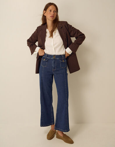 Renee Flared Jeans, Blue (INDIGO), large