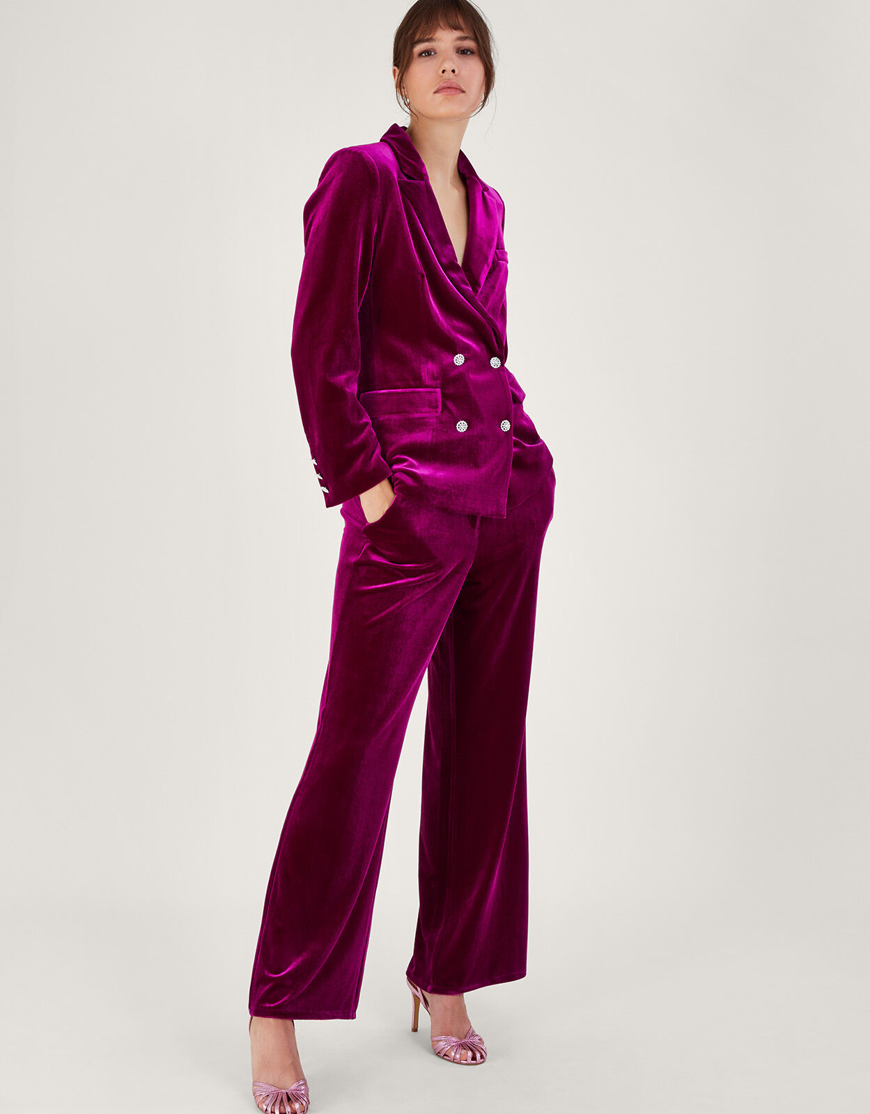 Monsoon louise velvet on sale jacket