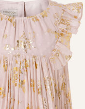 Baby Sundance Pleated Chiffon Dress , Pink (PINK), large