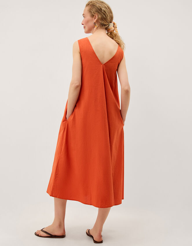 orange cotton midi dress Buy Mint Velvet Orange Cotton Blend Midi Dress from Next USA