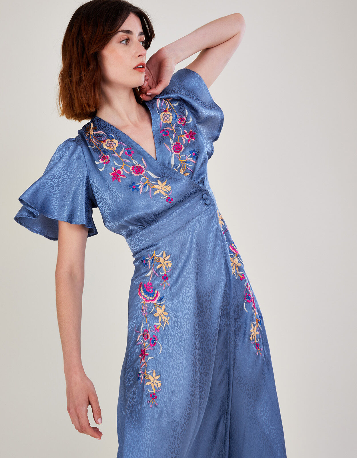 Monsoon jacquard dress new arrivals