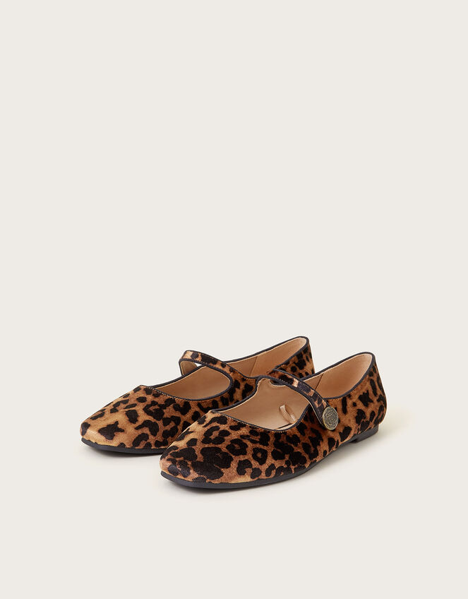 CHLOÉ 26S MARY JANE FLATS IN LEOPARD PRINT PONY HAIR main image 1