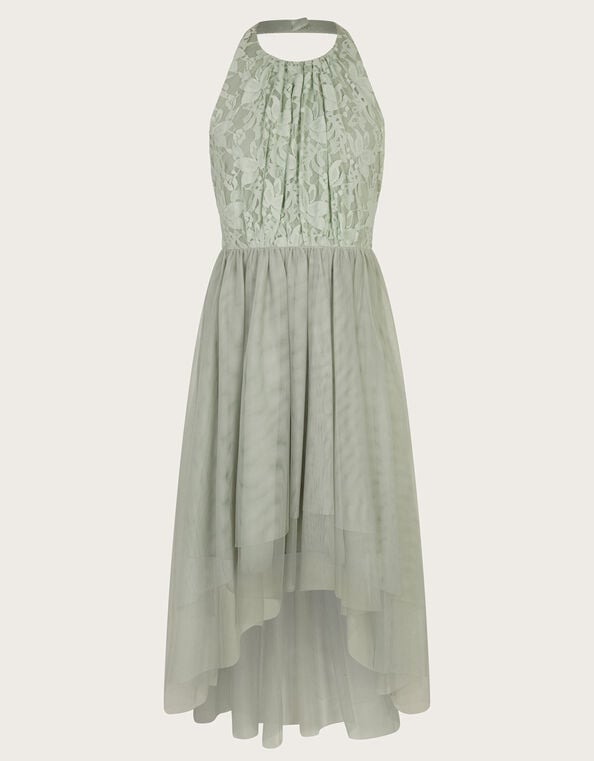 Hayley Lace Prom Dress, Green (SAGE), large
