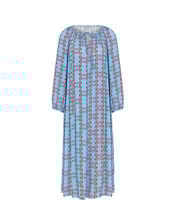 DEEBA Oozie Print Dress, Blue (BLUE), large