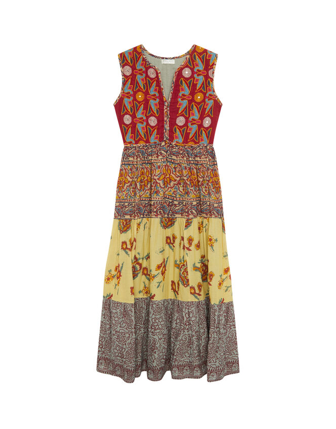 Maison Hotel Eugenie Mixed Print Maxi Dress, Multi (MULTI), large