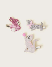 I Love My Pets Hair Clips, , large