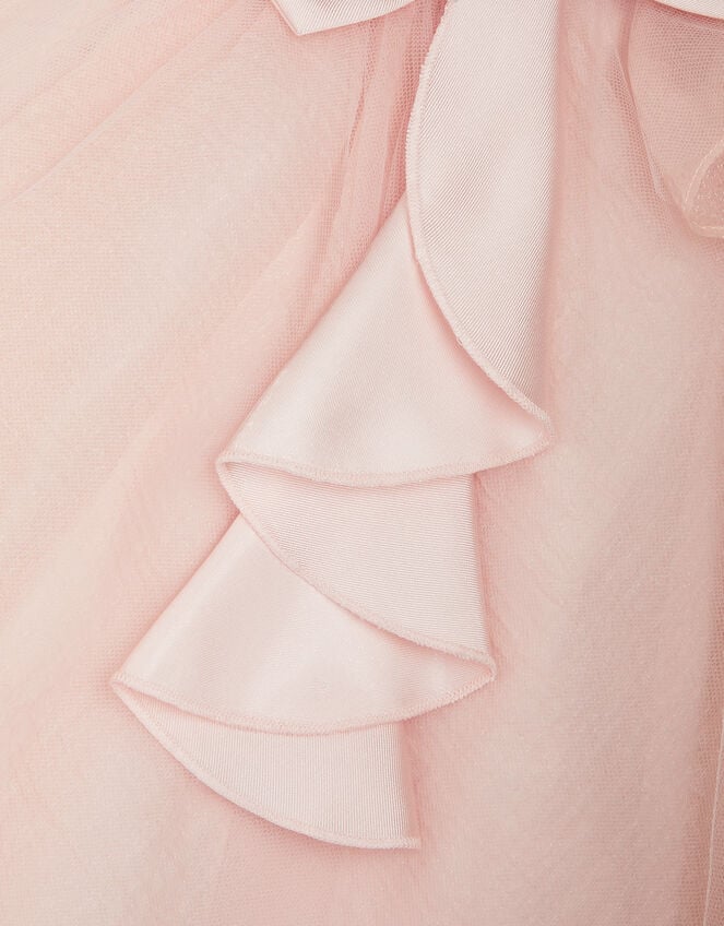 Baby Winnie Satin Bow Party Dress, Pink (PINK), large