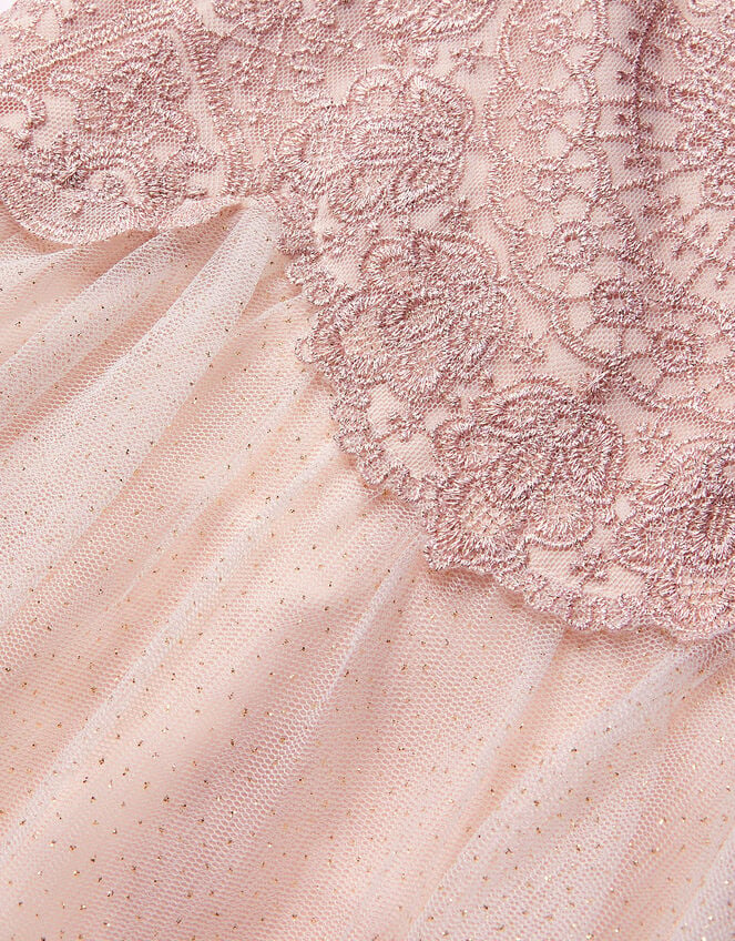 Estella Lace Bodice Dress, Pink (PINK), large