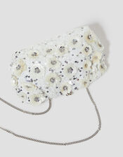 Mia Floral Embellished Clutch Bag, , large