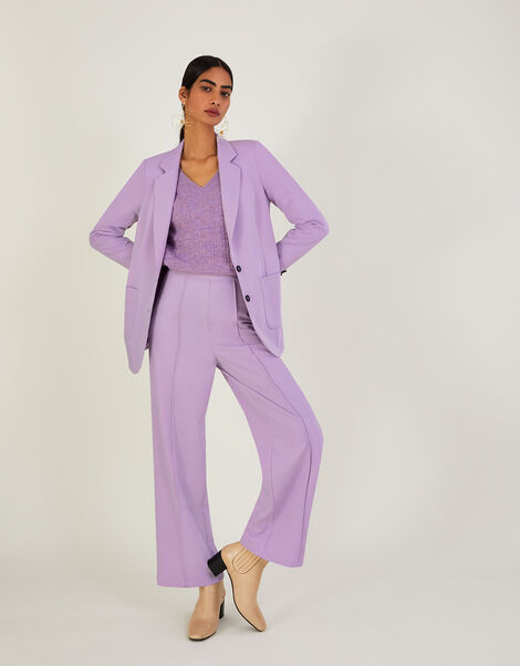 Lauren Wide Leg Trousers Purple, Purple (LILAC), large