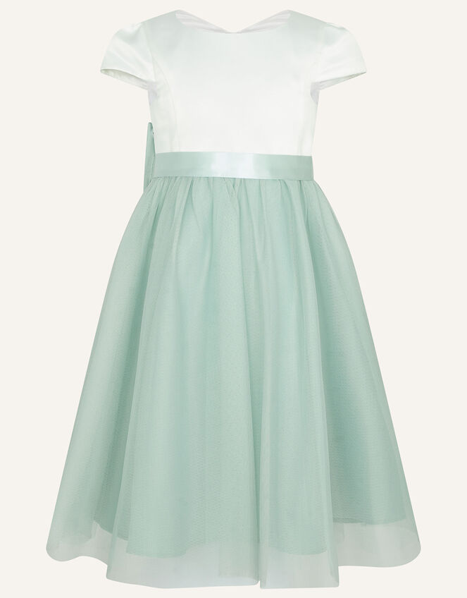 Tulle Bridesmaid Dress, Green (GREEN), large