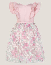 Aisha 2-in-1 Appliqu&eacute; Ruffle Party Dress, Multi (MULTI), large