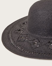 Straw Packable Hat, , large