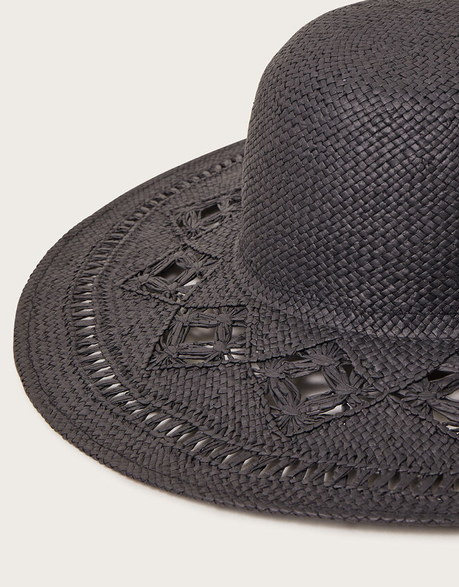 Straw Packable Hat, , large