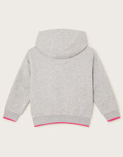 Happy Oversized Hoodie, Grey (GREY), large