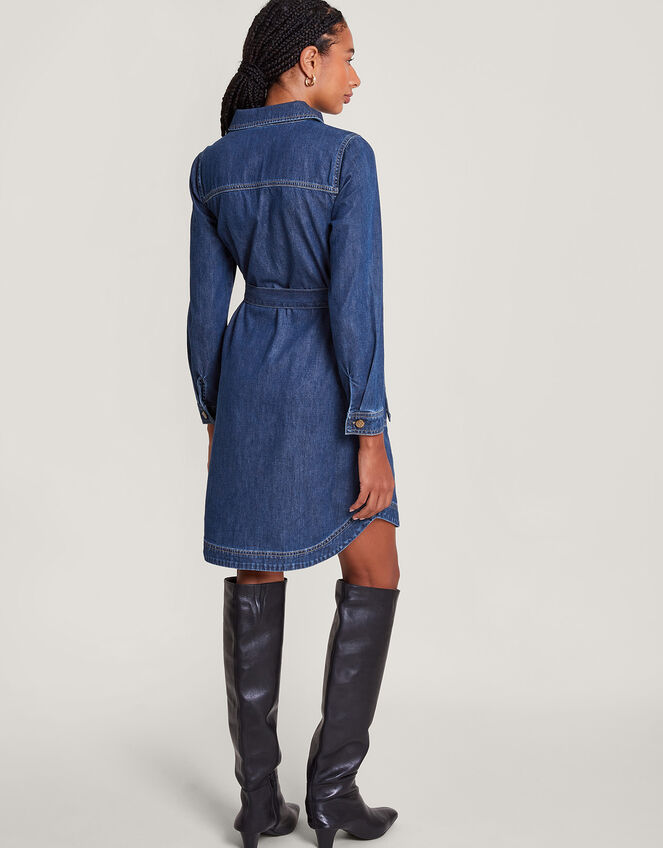Shirley Denim Shirt Dress , Blue (DENIM BLUE), large