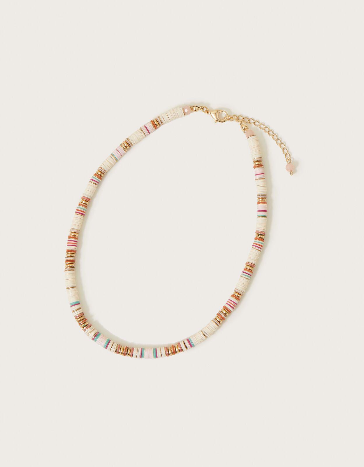 Flat Beaded Necklace