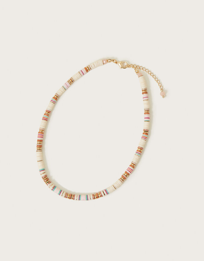 Flat Beaded Necklace , , large