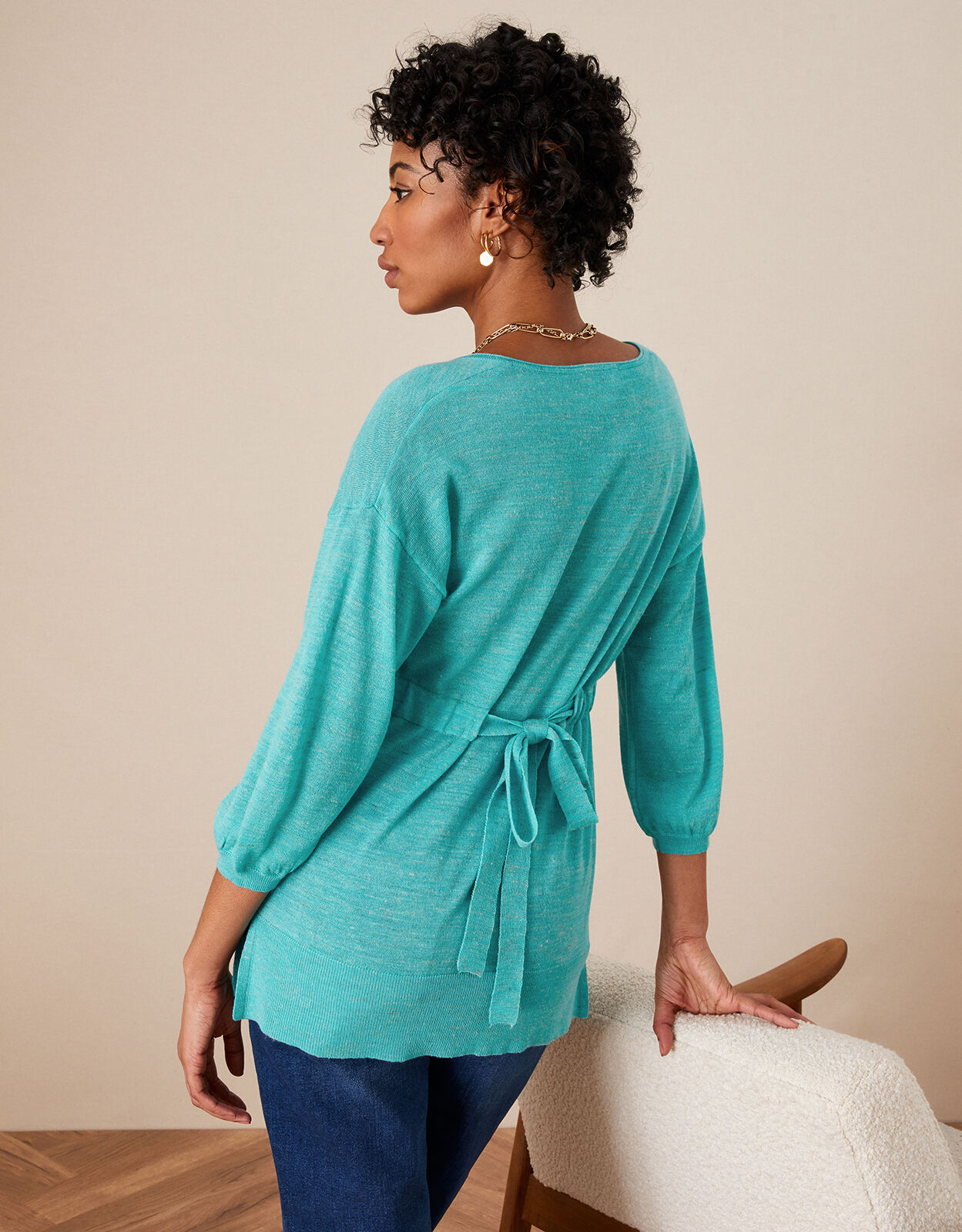 Monsoon linen deals jumper