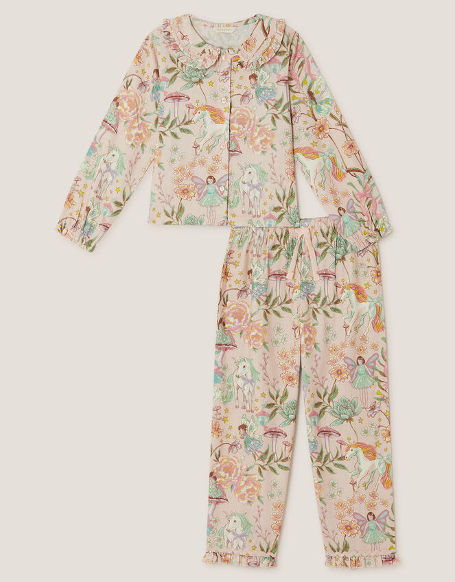 Fairy Print Long Pyjamas Set, Pink (PINK), large