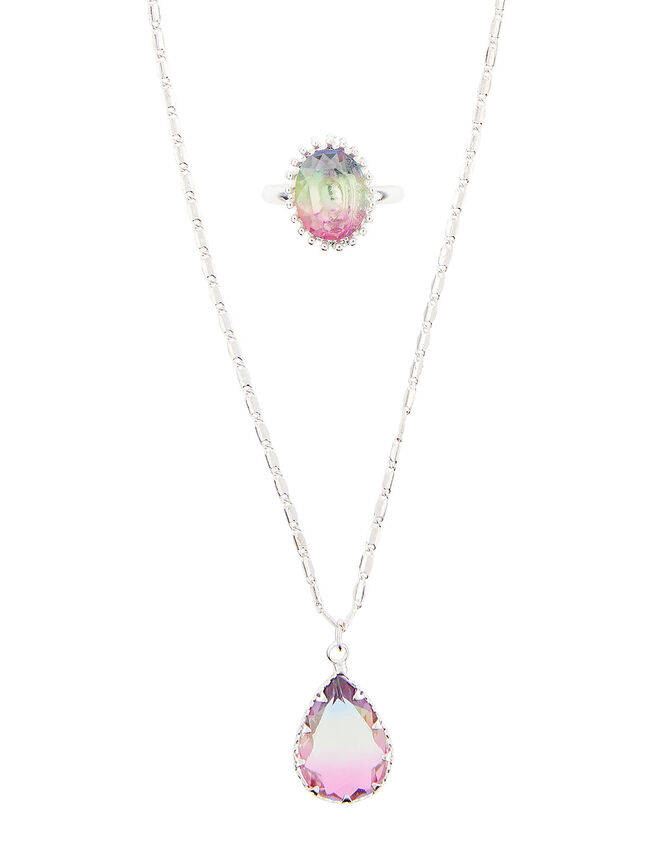Rainbow Gem Jewellery Set, , large