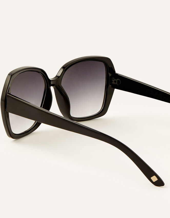 Wilda Oversized Sunglasses, Black (BLACK), large