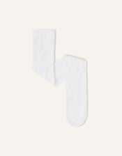 Baby Bridal Spot Tights, White (WHITE), large