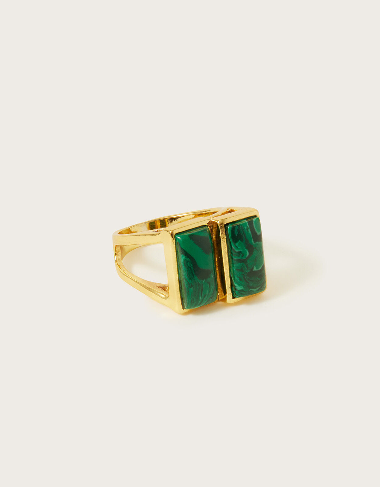 Chunky online emerald ring