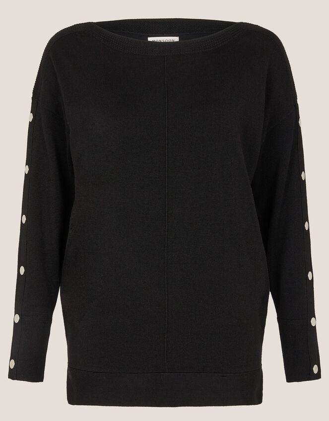 Bria Batwing Jumper, Black (BLACK), large
