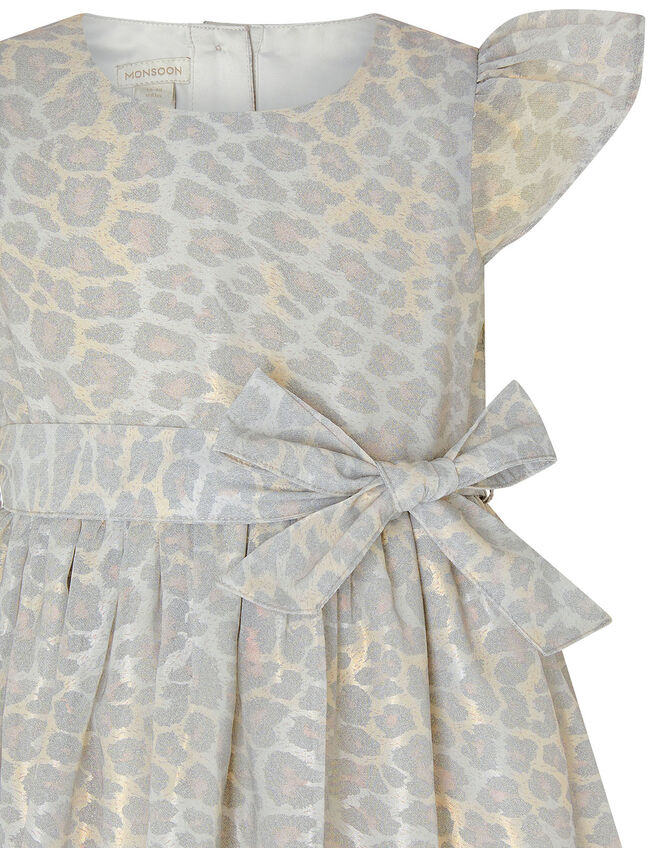 Baby Alanis Animal Print Dress, Grey (GREY), large
