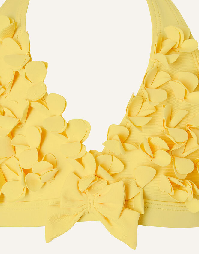 3D Flower Bikini Set, Yellow (YELLOW), large