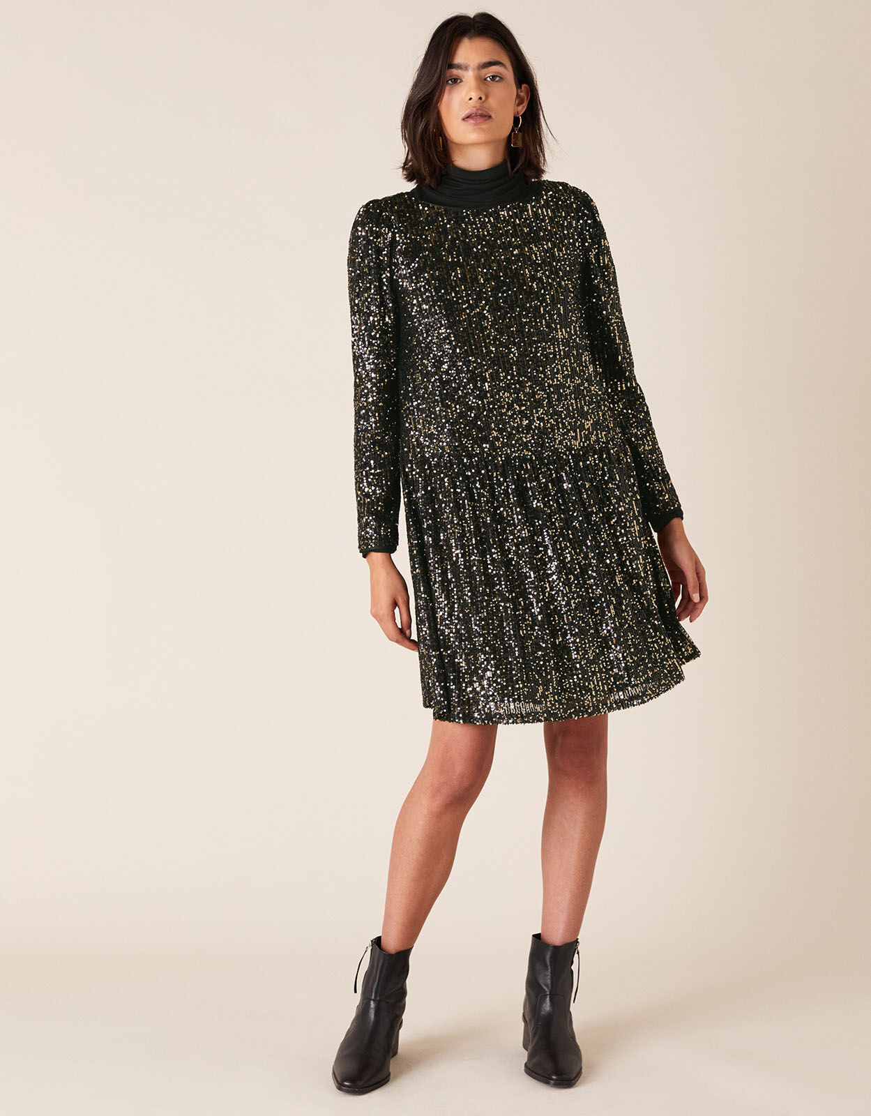 tunic sequin dress