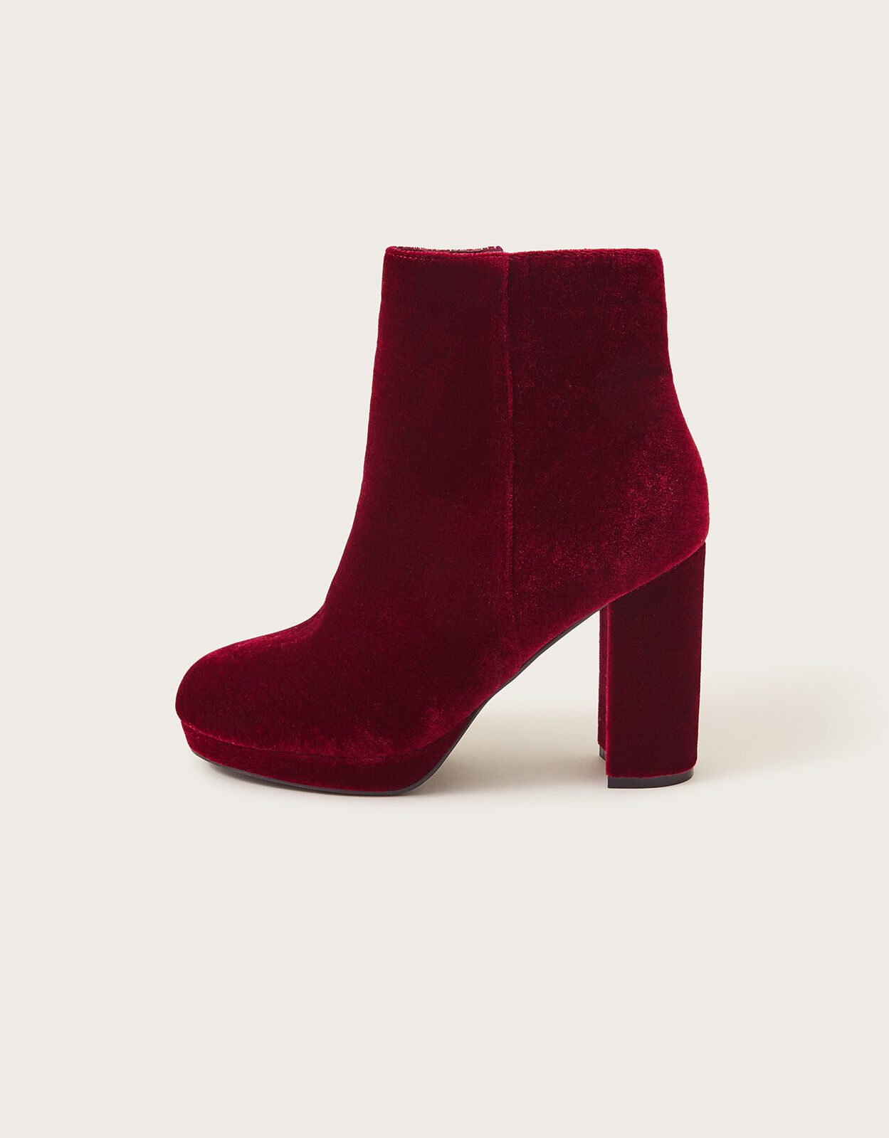 Red platform ankle boots outlet