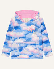 Sequin Star Cloud Print Hoody, Multi (MULTI), large