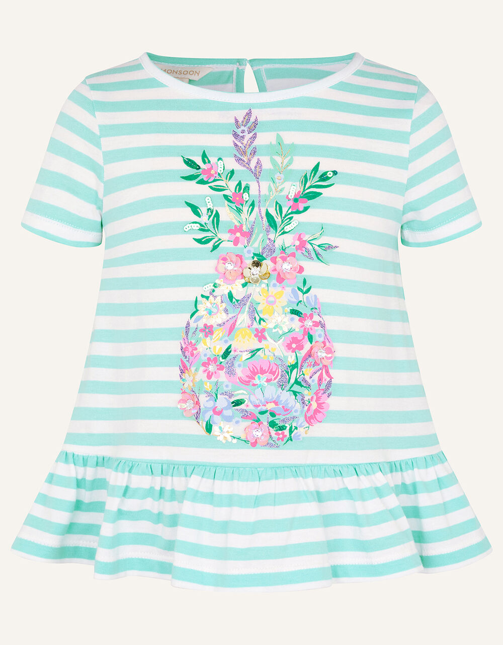 sequin pineapple shirt
