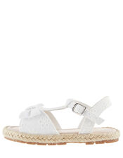 Baby Broderie Sandals, Ivory (IVORY), large