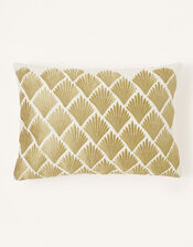 Metallic Fan Rectangle Cushion, , large