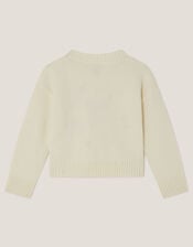 Floral Embroidered Jumper, Ivory (IVORY), large