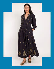 East Gabriella Dress, Black (BLACK), large