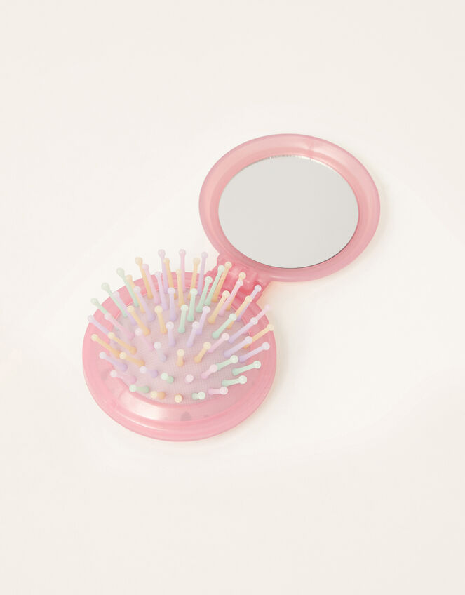 Pearly Swirly Unicorn Hairbrush , , large