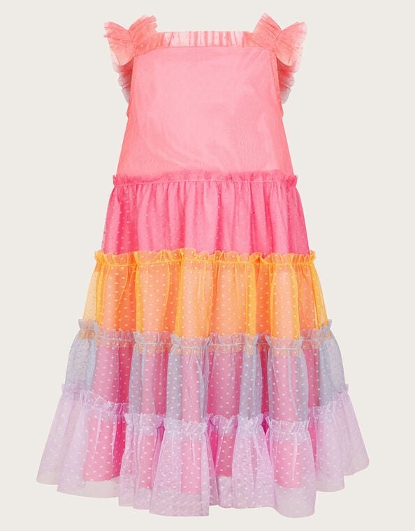 Rainbow Dobby Dress, Multi (MULTI), large