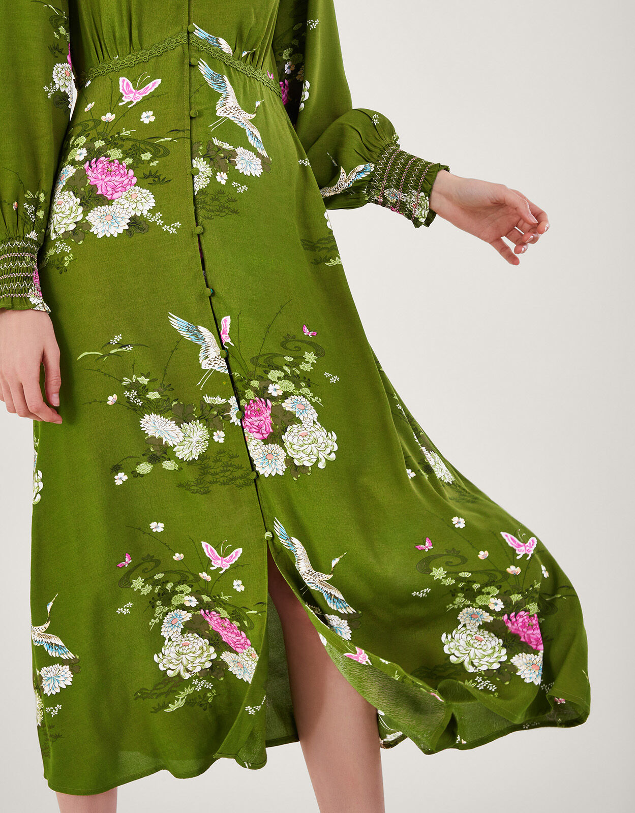 Realisation par violette hot sale dress green