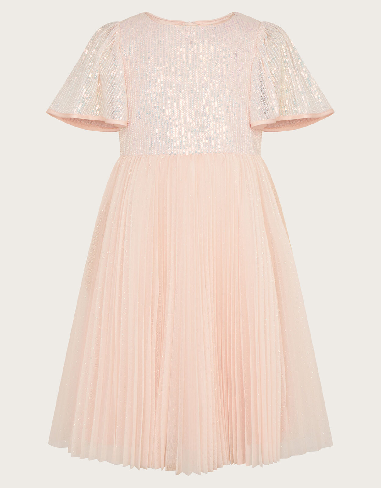 Monsoon pink sequin dress sale