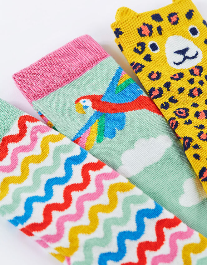 3-Pack Frugi Print Socks, Multi (MULTI), large