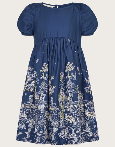 Woodland Dress WWF-UK Collaboration , Blue (NAVY), large