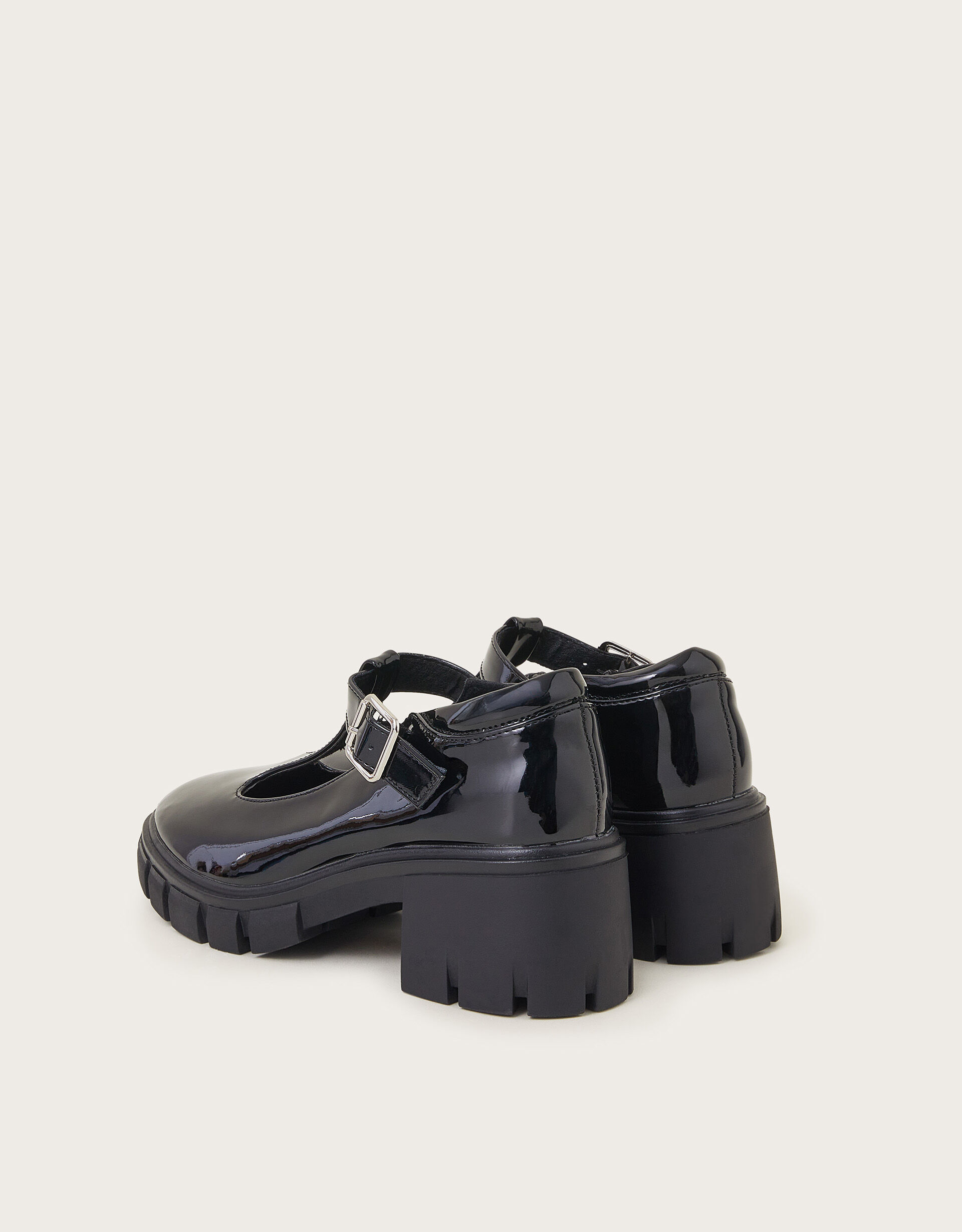 Black patent mary jane heels on sale