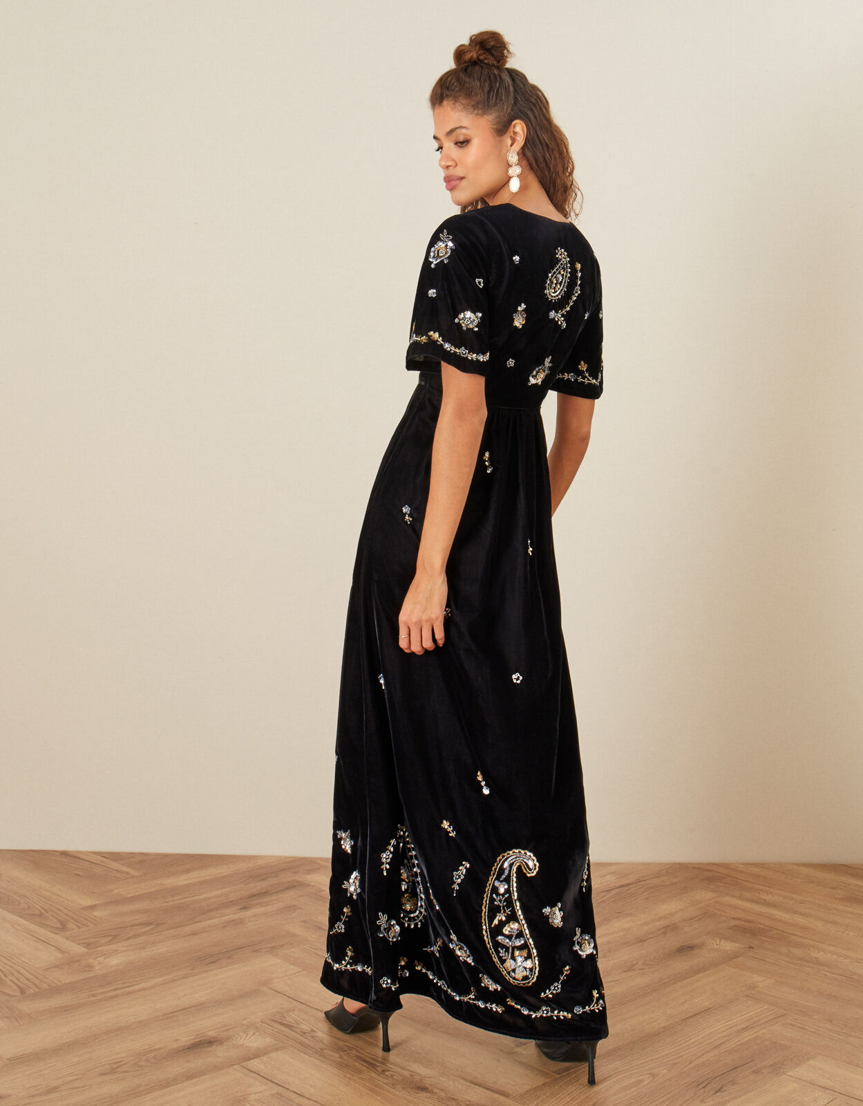 Monsoon garland clearance maxi dress